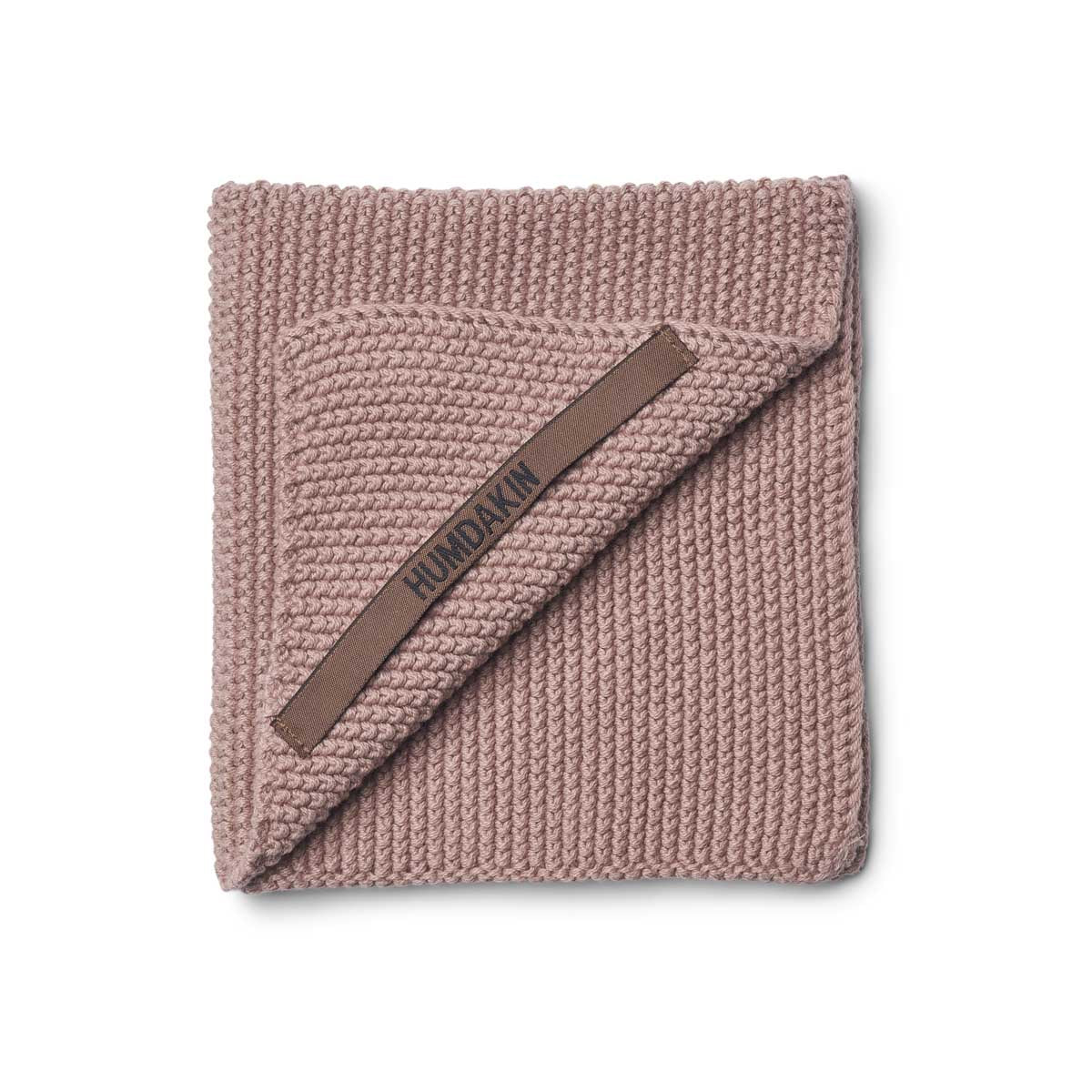 Strikket køkkenhåndklæde - Latte